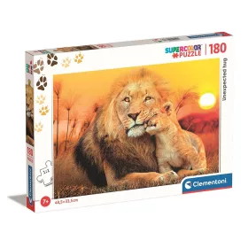 Clementoni Oroszlán Unexpected Hug 180 db-os puzzle