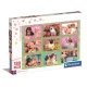 Clementoni Állatos Puppies Collage 180 db-os puzzle