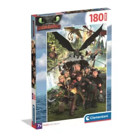   Clementoni Így neveld a sárkányodat Riders 180 db-os puzzle