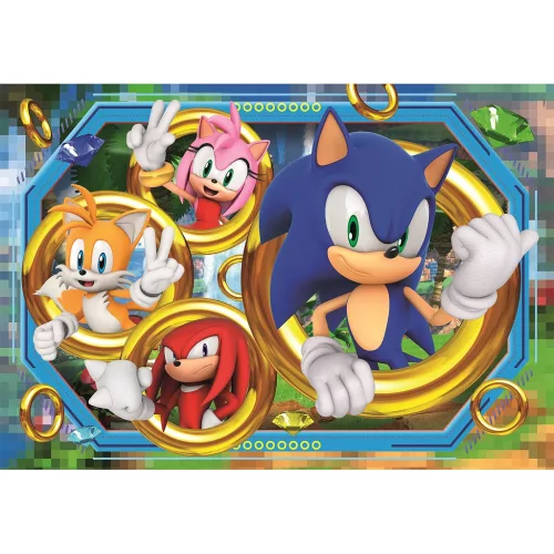 Clementoni Sonic a sündisznó Ring 180 db-os puzzle