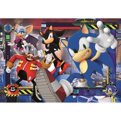 Clementoni Sonic a sündisznó Spin Dash 180 db-os puzzle