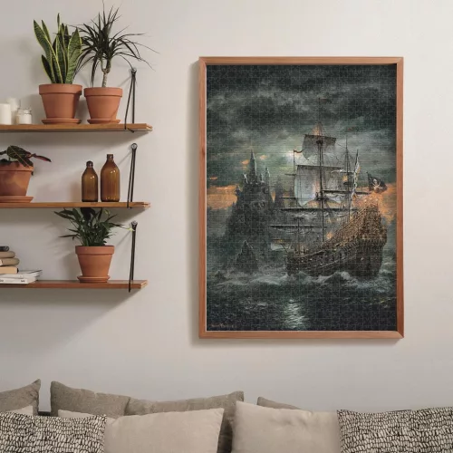 Clementoni Kalózhajó Haunted Seas 1500 db-os puzzle 