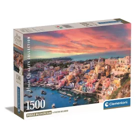   Clementoni Olaszország Procida Island 1500 db-os Compact puzzle