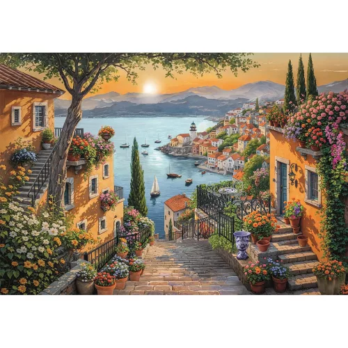Clementoni Kikötő Steps to Harbor 1500 db-os puzzle 