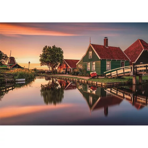 Clementoni Hollandia Zaanse Schans 1500 db-os Compact puzzle