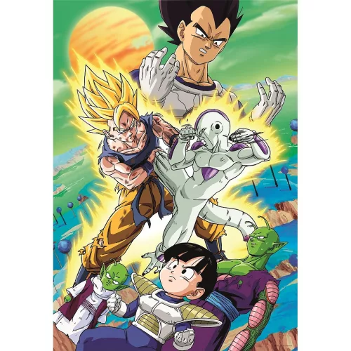 Clementoni Dragon Ball Intense Battle 1500 db-os Compact puzzle 
