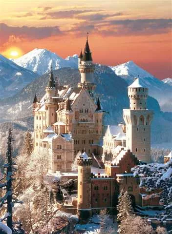 Clementoni Németország Neuschwantein 1500 db-os puzzle 