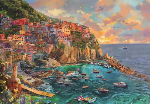 Clementoni Olaszország Manarola 2000 db-os puzzle