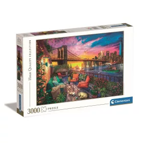 Clementoni New York Balcony Sunset 3000 db-os puzzle