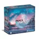 Hegyvidék Light Blue 500 db-os Peace puzzle Clementoni