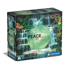 Clementoni Vízesés Flow 500 db-os Peace puzzle