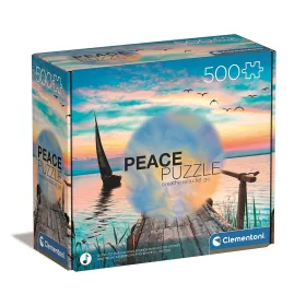Clementoni Móló Peaceful 500 db-os Peace puzzle