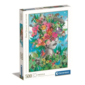   Clementoni Virágzó gondolatok Head in Jungle 500 db-os puzzle 