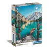 Clementoni Olaszország Braies Lake 500 db-os Compact puzzle