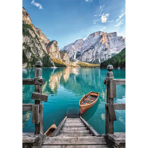 Clementoni Olaszország Braies Lake 500 db-os Compact puzzle