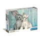 Clementoni Állatos Cat & Bunny 500 db-os puzzle Compact
