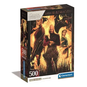 Clementoni Sárkányok Háza Fire 500 db-os puzzle 