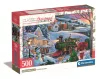 Clementoni Karácsony Train 500 db-os Compact puzzle