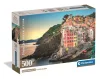 Clementoni Olaszország Riomaggiore 500 db-os Compact puzzle