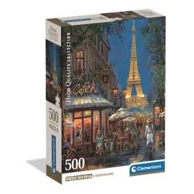   Clementoni Párizs Night at Eiffel Café 500 db-os Compact puzzle