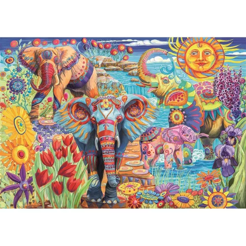 Elefánt Carnival 500 db-os Compact puzzle Clementoni