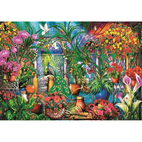 Clementoni Üvegház Caretakers 500 db-os Compact puzzle