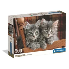 Clementoni Cicás Cozy Cat 500 db-os Compact puzzle 