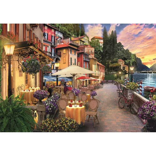 Clementoni Olaszország Lake Como 500 db-os Compact puzzle
