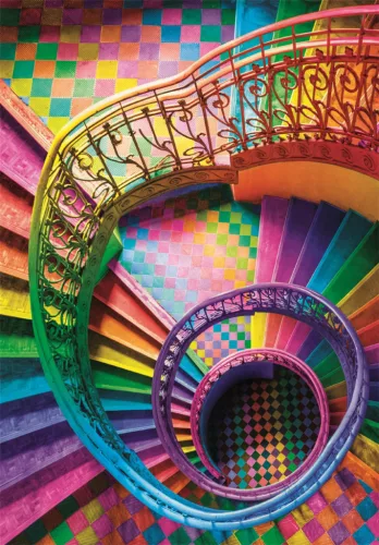 Clementoni Színes lépcső Colorboom 500 db-os Compact puzzle