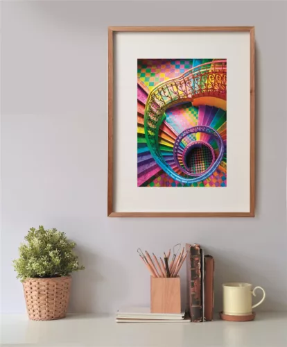 Clementoni Színes lépcső Colorboom 500 db-os Compact puzzle