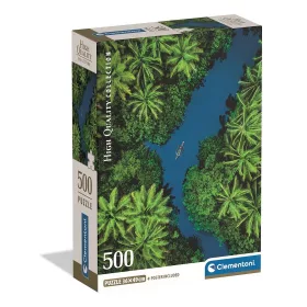   Clementoni Trópusi folyó Aerial View 500 db-os Compact puzzle