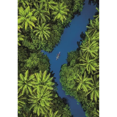 Clementoni Trópusi folyó Aerial View 500 db-os Compact puzzle