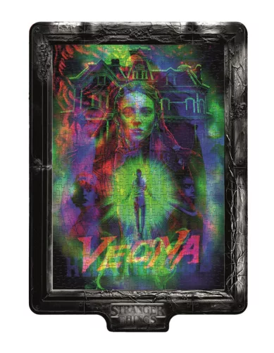 Clementoni Stranger Things Vecna's Curse 520 db-os puzzle LED-es keretben 