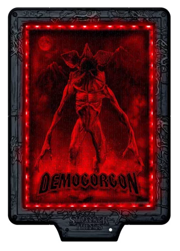 Clementoni Stranger Things The Demogorgon 520 db-os puzzle LED-es keretben