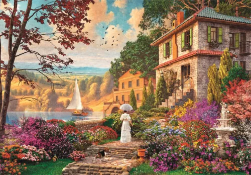 Clementoni Tájkép Victorian Promenade 500 db-os Compact puzzle 