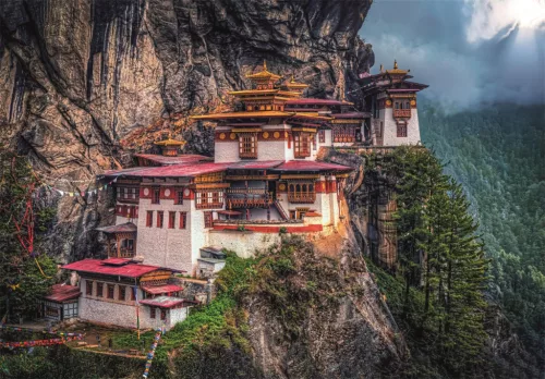 Clementoni Kolostor The Tiger's Nest 500 db-os Compact puzzle 