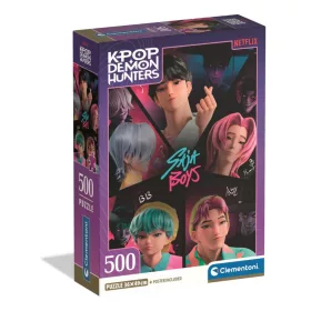   Clementoni K-pop Démonvadászok Saja Boys 500 db-os Compact puzzle