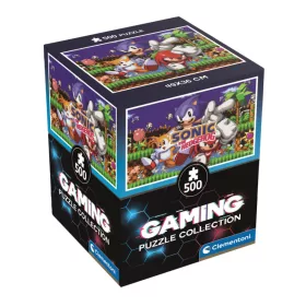 Clementoni Sonic a sündisznó 64 Bit 500 db-os Cube puzzle