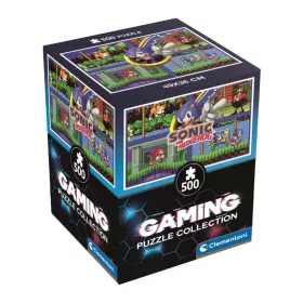   Clementoni Sonic a sündisznó 64 Bit Fast 500 db-os Cube puzzle
