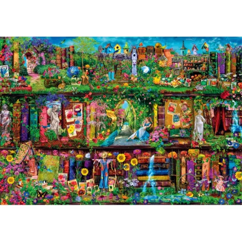 Clementoni Könyvespolc Garden 6000 db-os puzzle 