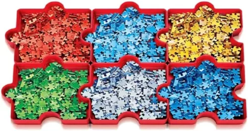 Clementoni Puzzle szortírozó Red 6 db-os