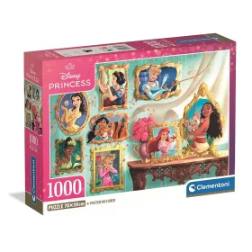   Clementoni Disney Hercegnők Mozaic 1000 db-os Compact puzzle