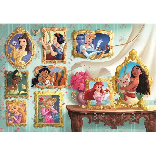 Disney Hercegnők Mozaic 1000 db-os Compact puzzle Clementoni