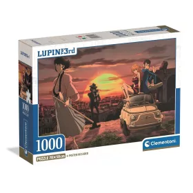 Clementoni Lupin III Sunset 1000 db-os Compact puzzle 