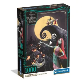   Clementoni Karácsonyi lidércnyomás Moon 1000 db-os Compact puzzle
