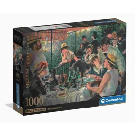   Clementoni Művészet A csónakázó társaság ebédje Renoir 1000 db-os Compact puzzle