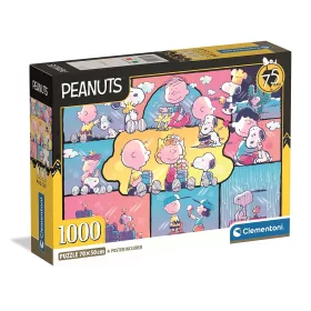 Snoopy Sweetest Days 1000 db-os Compact puzzle Clementoni