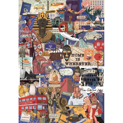 Clementoni Utazás Cultures 1000 db-os Compact puzzle 