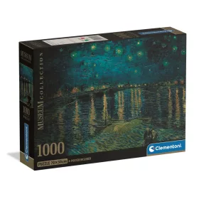   Clementoni Művészet Starry Night Over the Rhône 1000 db-os Compact puzzle
