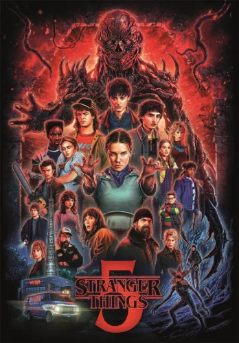 Clementoni Stranger Things Fight the Darkness 1000 db-os Compact puzzle 